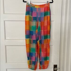 FARM Rio for Anthropologie color block pants